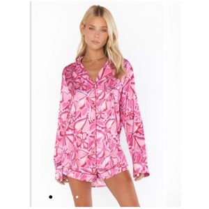 Show Me Your Mumu Favorite PJ Set Candy Hearts Satin